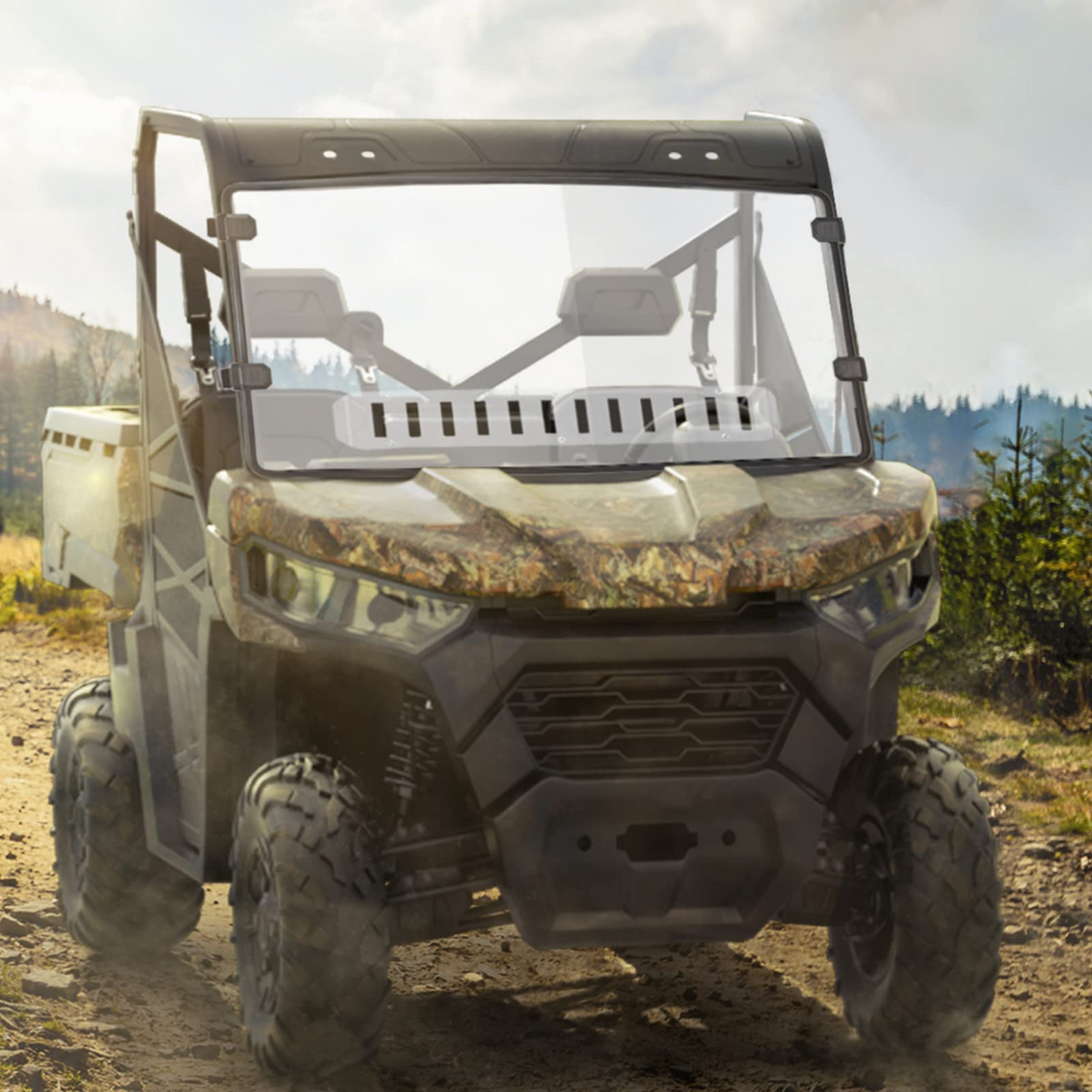 Front Full Windshield For Can Am Defender HD 5/ 8 / 10 / MAX