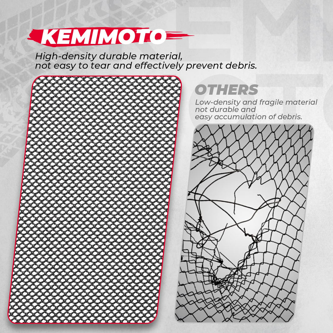 Rear Window Net Soft Mesh for Polaris RZR XP 1000/4