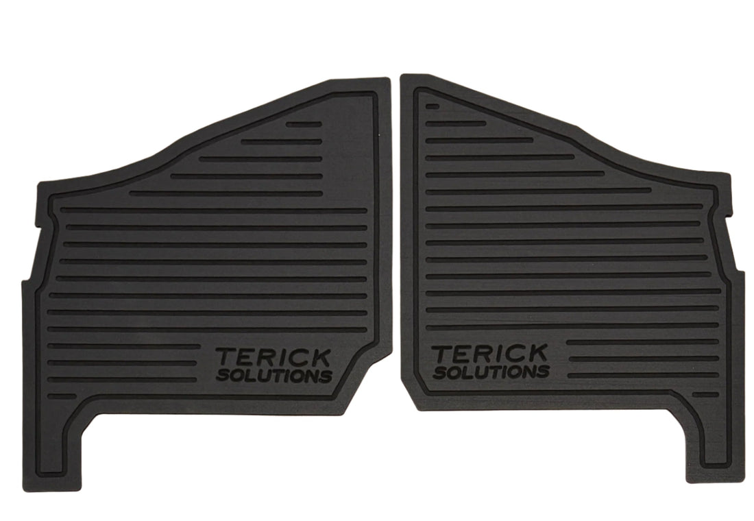 Terick Rubber Floor Mats for Polaris Ranger Base/EPS/Premium 1000, non-XP models