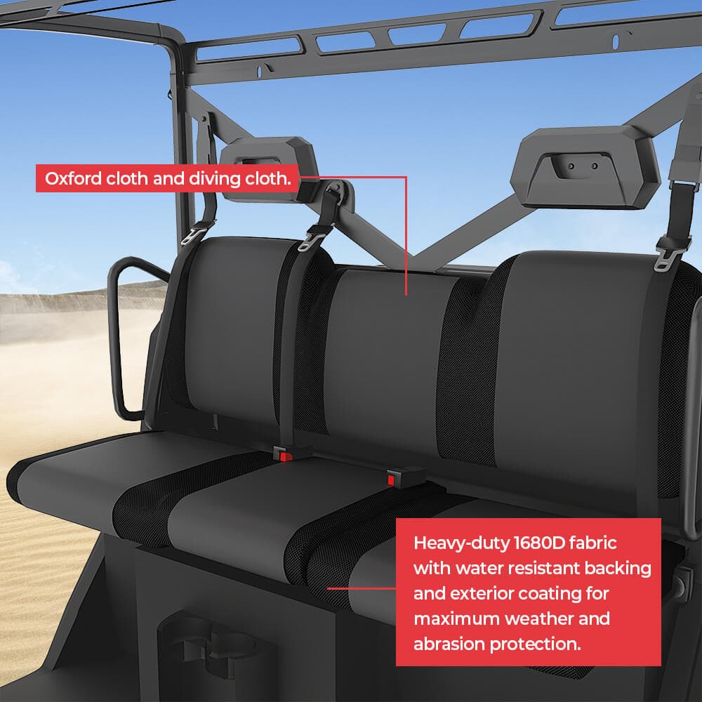 UTV Waterproof Seat Cover & Under Seat Storage Box for Polaris Ranger - view 5