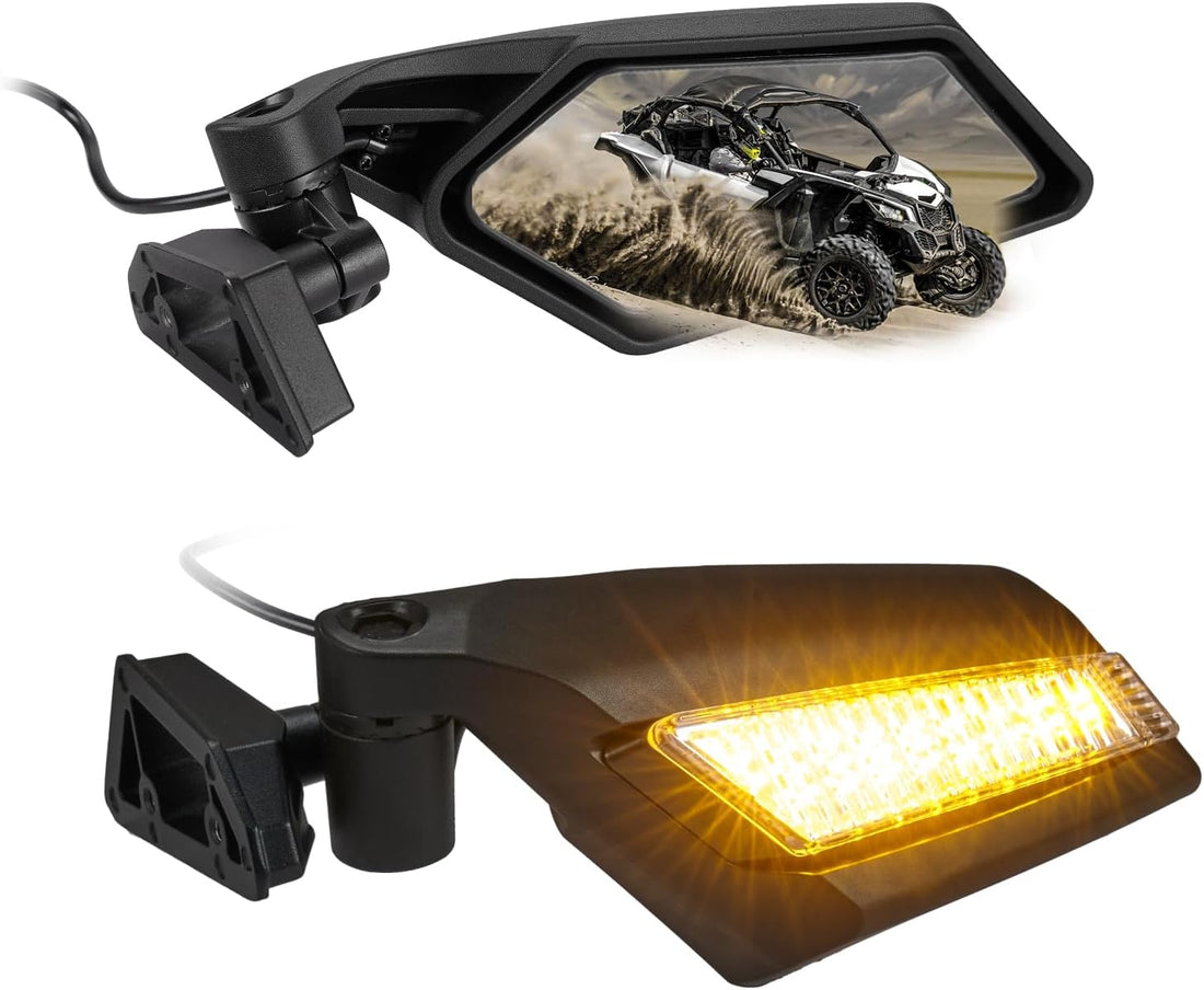 One Pair LED Side Mirrors for Can-Am Maverick X3 | X3 MAX - view 9