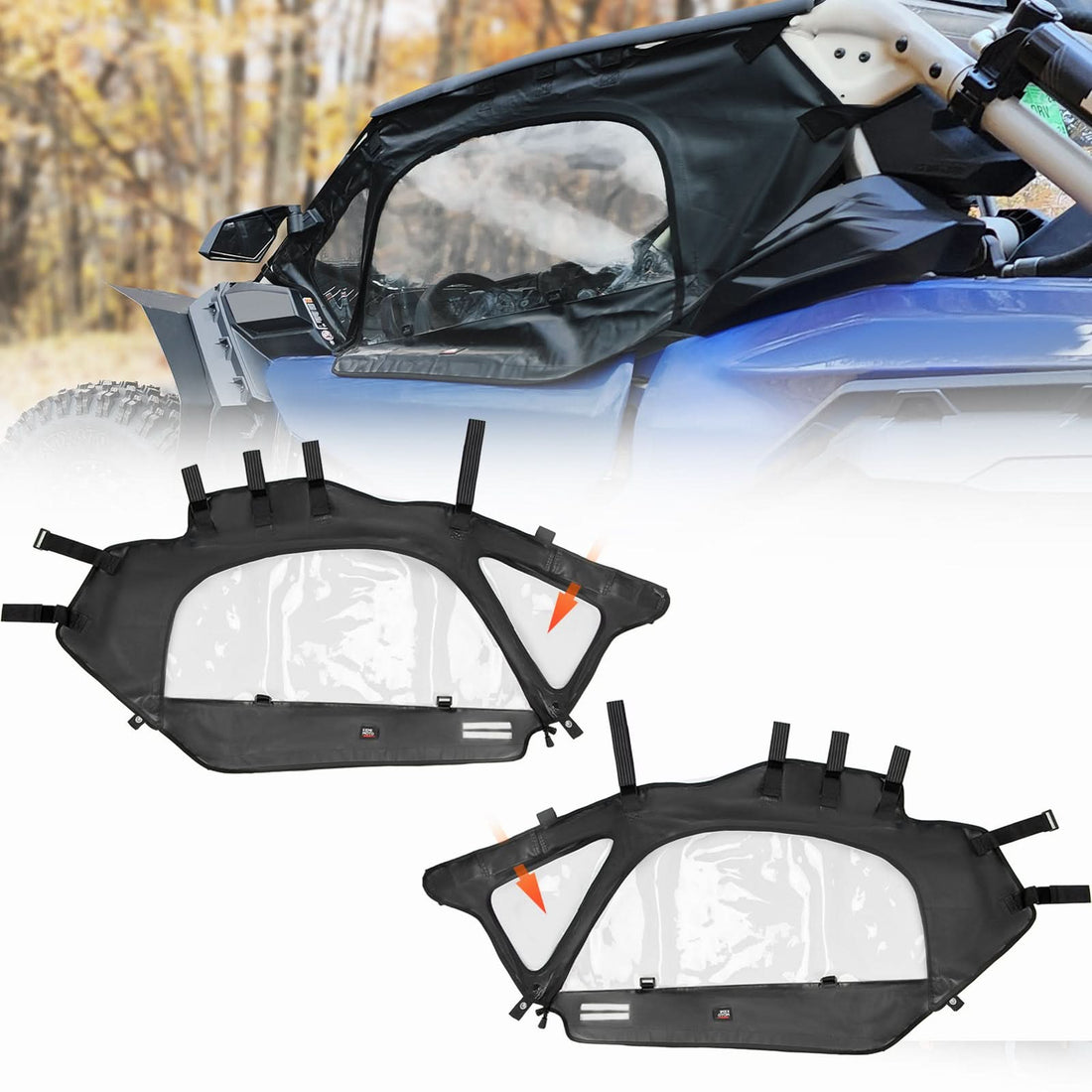 Soft Cab Enclosures & Soft Rear Windshield for Can-Am Maverick X3 - view 2