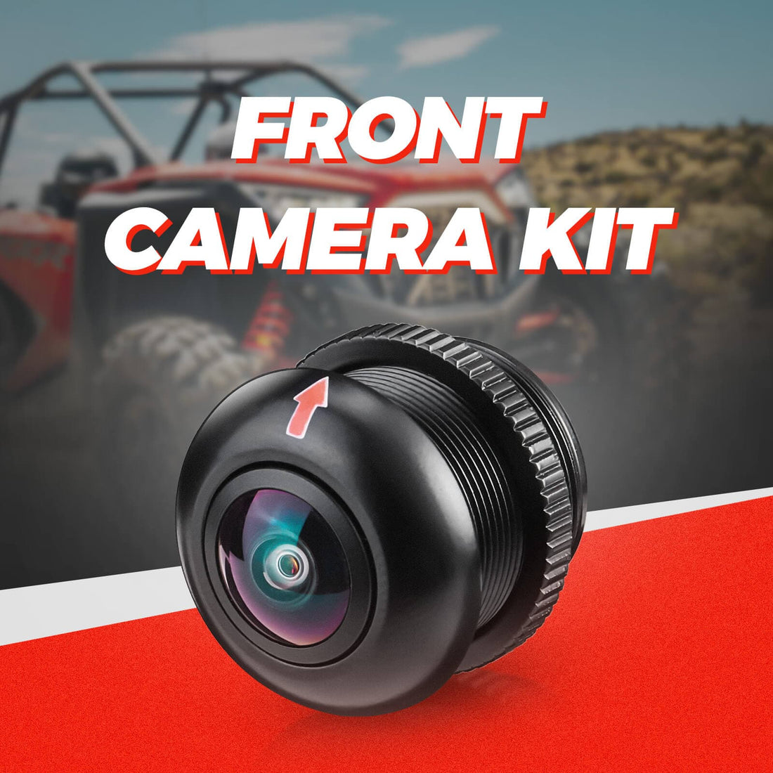 Center Rear View Mirror & Front Camera Kit for Polaris RZR PRO / Turbo - view 5