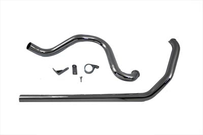 True Dual Exhaust Pipe System Chrome - 735G1