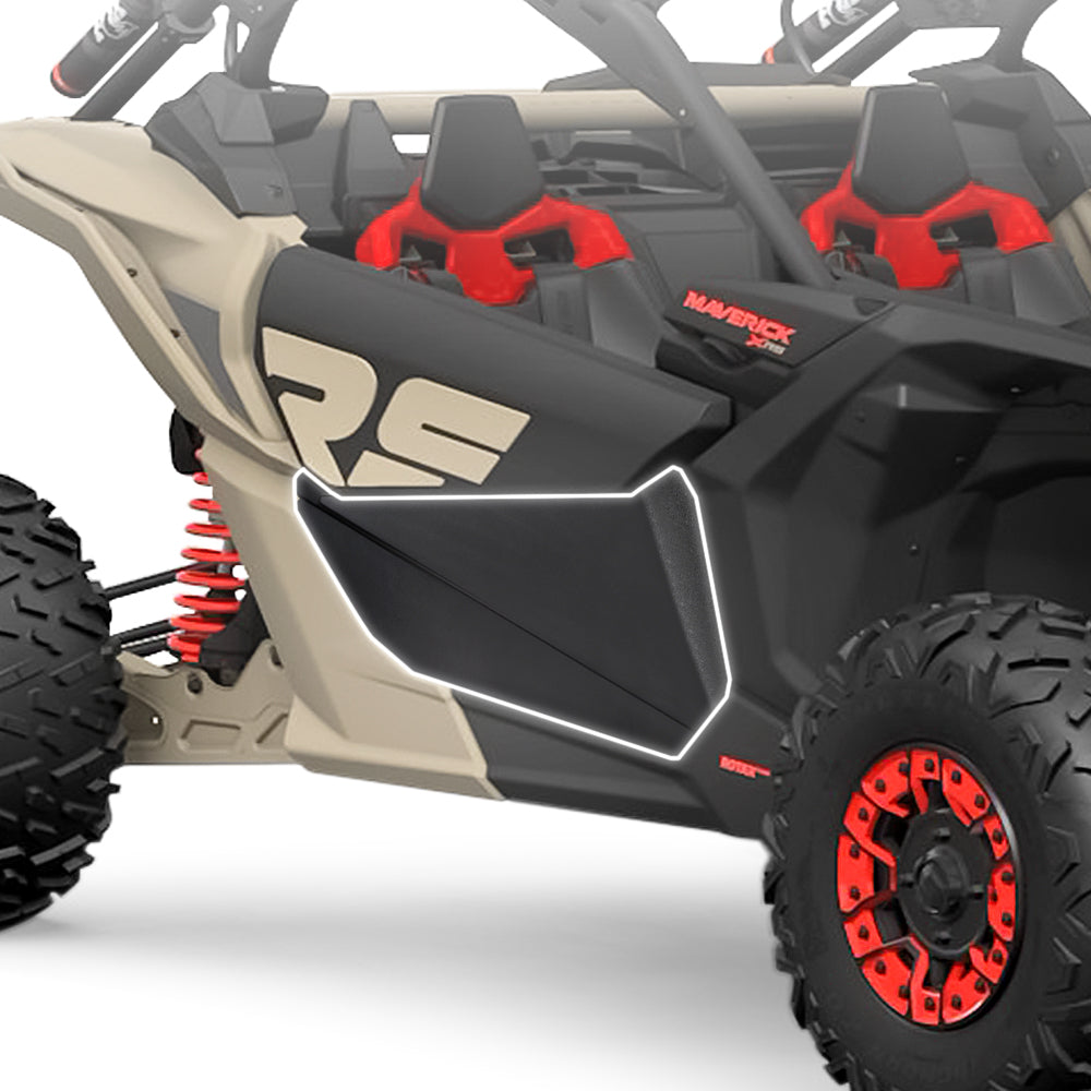 Front Lower Door Inserts & Plastic Roof for Can-Am Maverick X3 - view 2