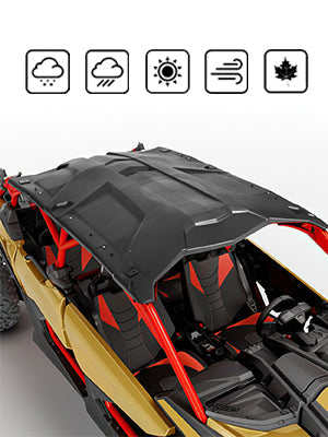 Front Bumpers & 4 pcs Hard Roof for Can-Am Maverick X3 MAX - view 9