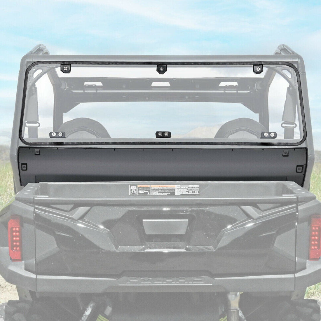 Rear Windshield Clear for Polaris General 1000 /4 2016-2026 - view 2