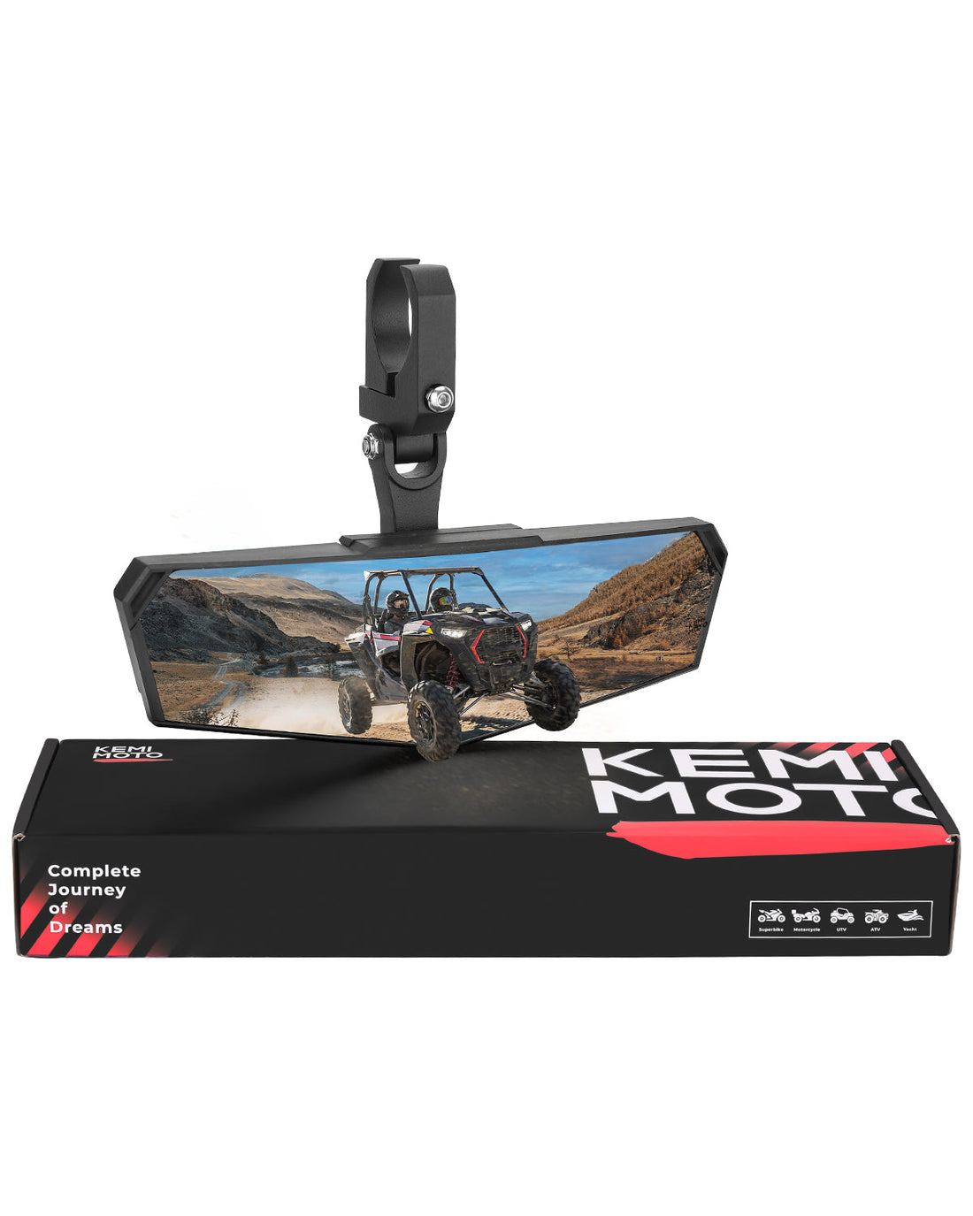 Rearview Mirror for Polaris General 1000 - view 10