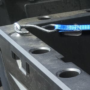 2" Tie Down Anchors & Big Size Cargo Box (Passenger Side) for Polaris Ranger - view 4