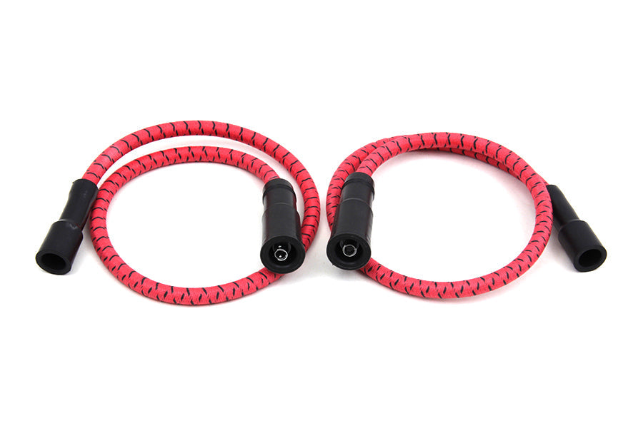 Sumax Red with Black Tracer 7mm Spark Plug Wire Set - C20234