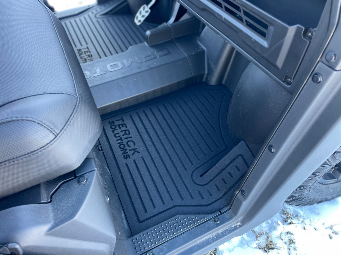 Terick Rubber Floor Mats for CFMOTO UFORCE 600