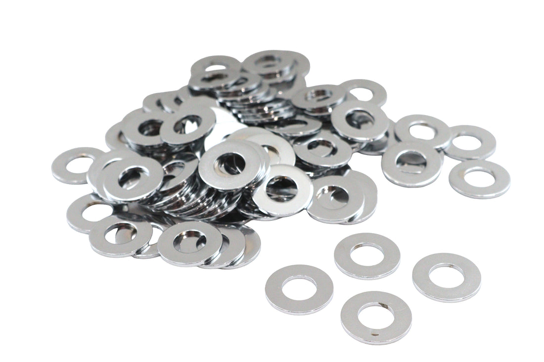 Chrome Flat Washers 3/8 inch Inner Diameter - 23571