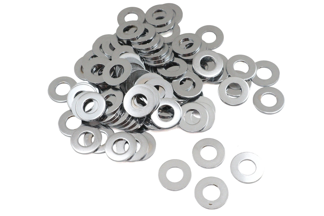 Chrome Flat Washers 3/8 inch Inner Diameter - 23571