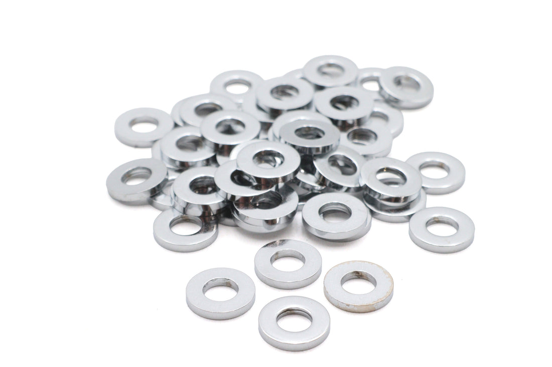 Chrome Flat Washers 5/16 inch Extra Thick - 33570