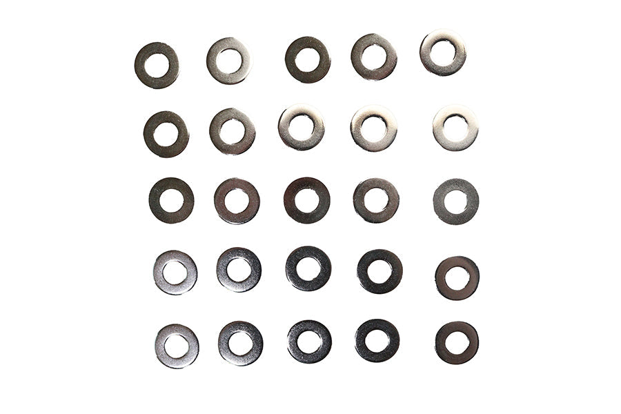 Chrome Flat Washers 1/2 inch, Extra Thick - 33573