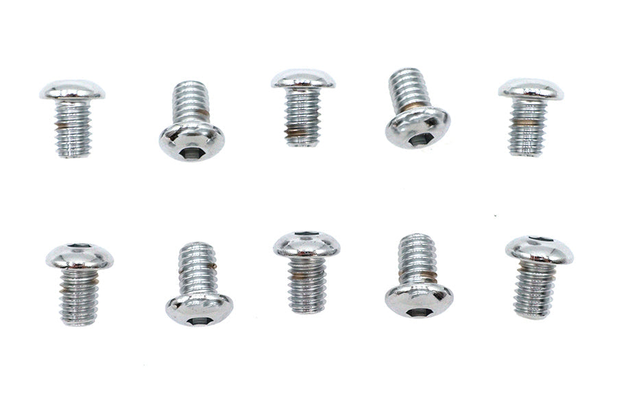 Allen Button Head Screws Chrome 5/16 inch X 1/2 inch - 13270