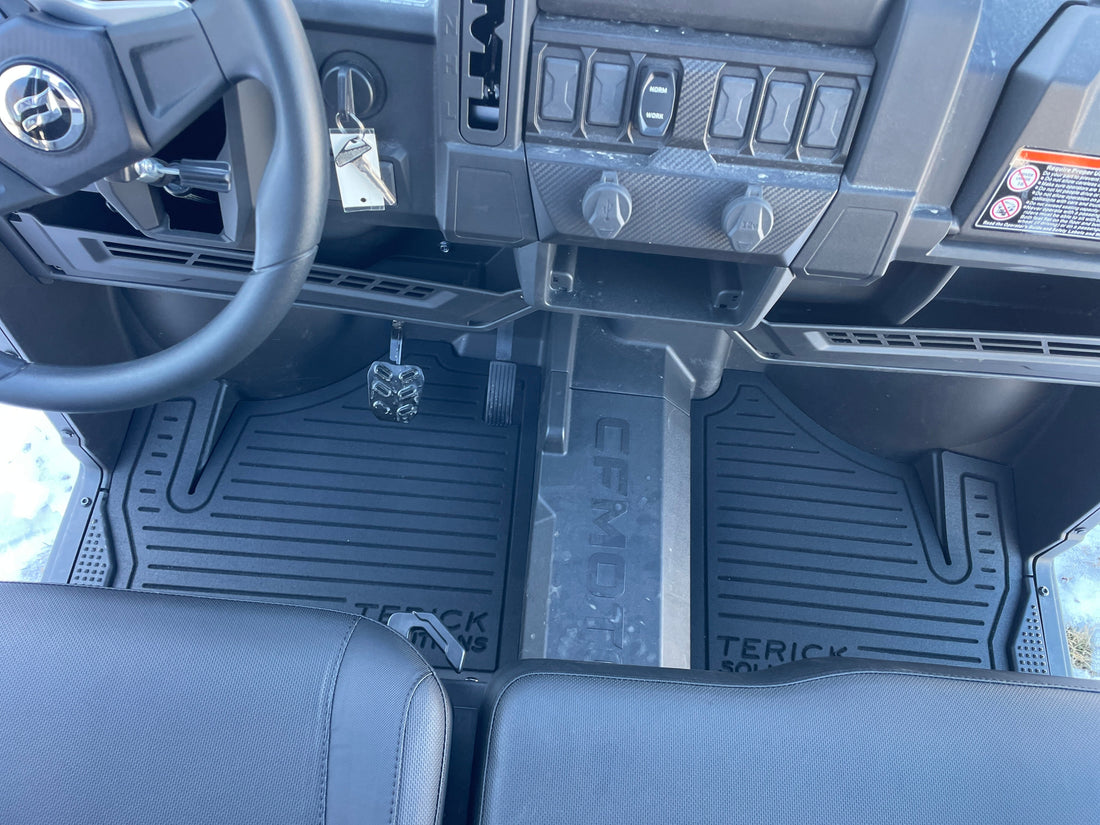 Terick Rubber Floor Mats for CFMOTO UFORCE 600