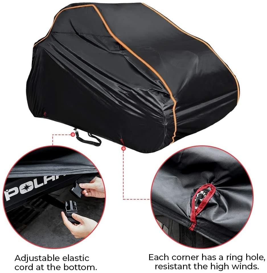 UTV Cover with Reflective Strip for Polaris RZR - view 4