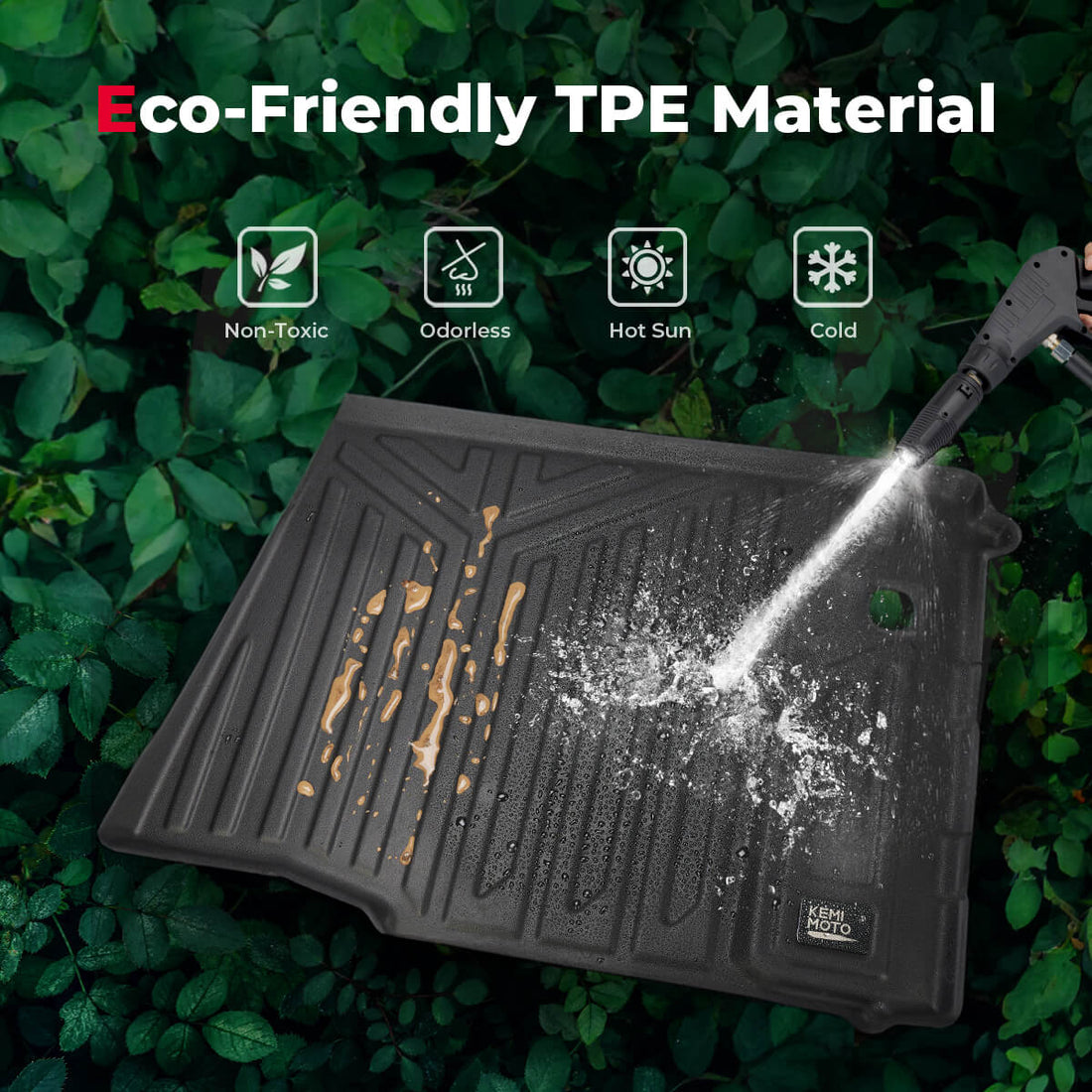 TPE Floor Mats & Bed Liner for 4-Seater Can-Am Defender HD7|8|9|10 - view 3