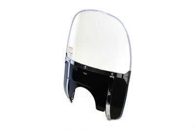 Beaded Windshield Black Lower - N2233