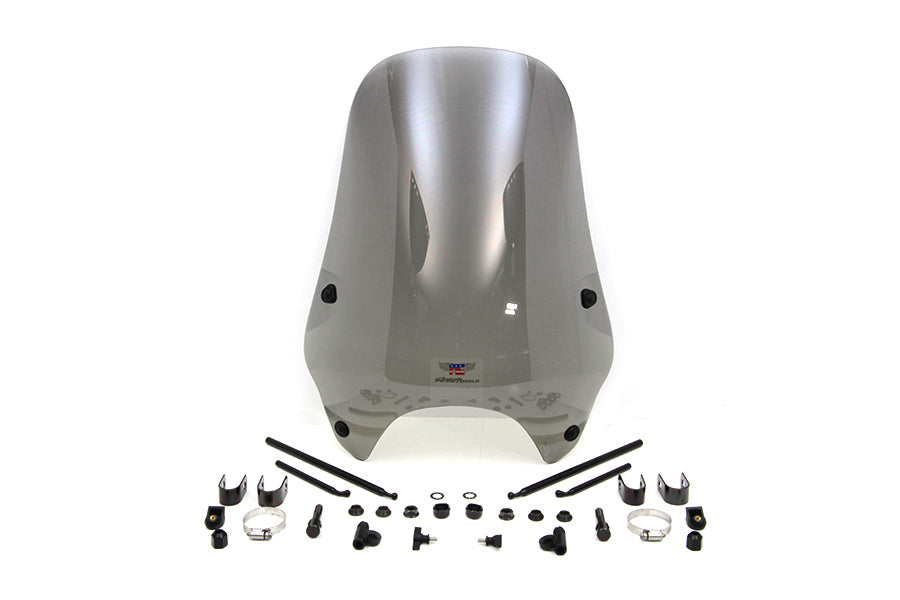 Windshield Poly Lt Gray High - N25001