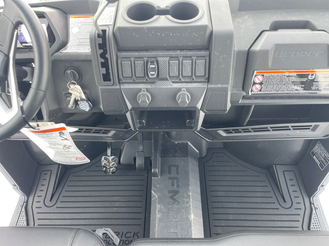 Terick Rubber Floor Mats for CFMOTO UFORCE 800XL