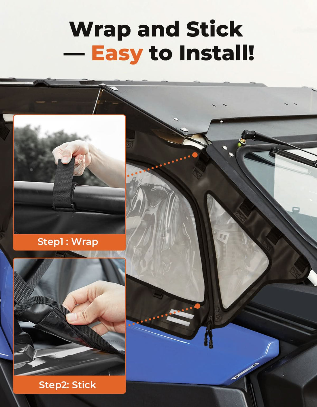 Soft Cab Enclosures & Soft Rear Windshield for Can-Am Maverick X3 - view 6