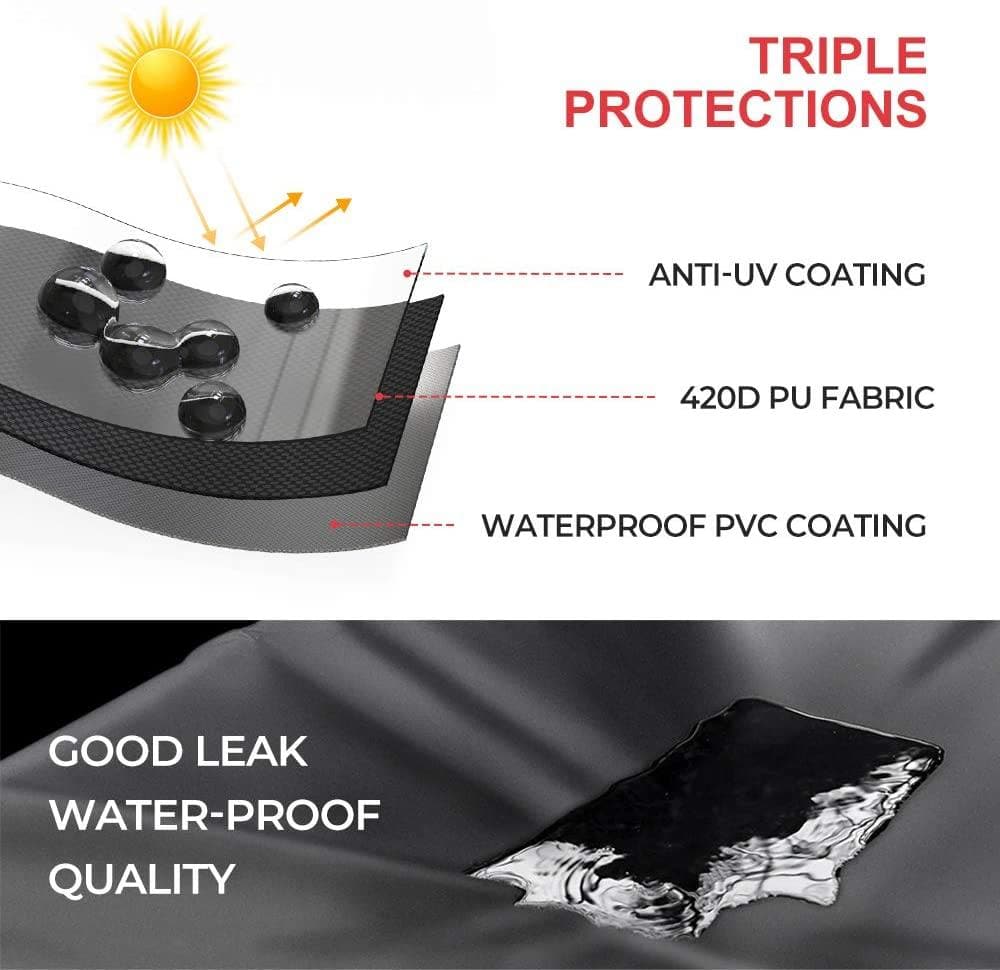 UTV Cover Waterproof 4-Seat 420D for Defender, Ranger, General - view 6