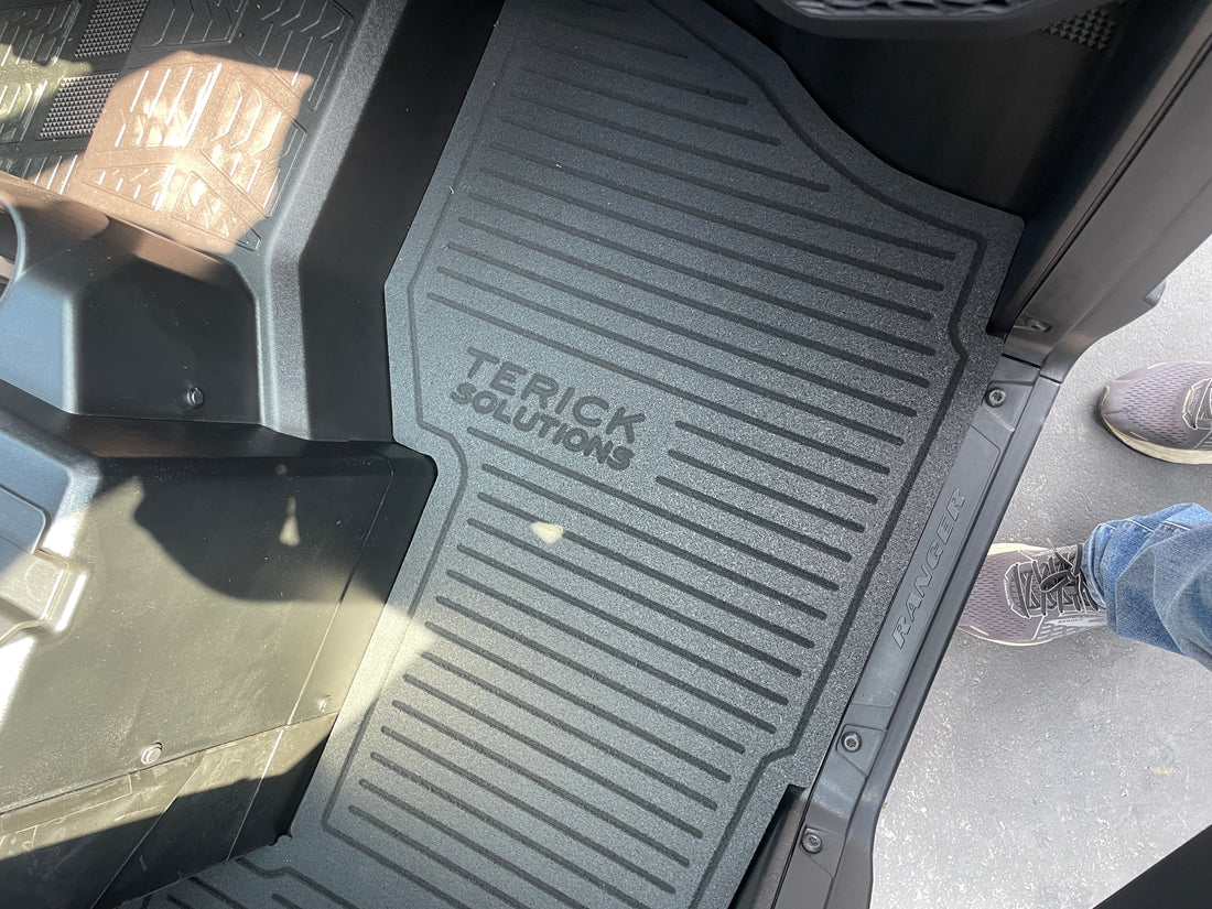 Terick Rubber Floor Mats for Polaris Ranger XP 1000