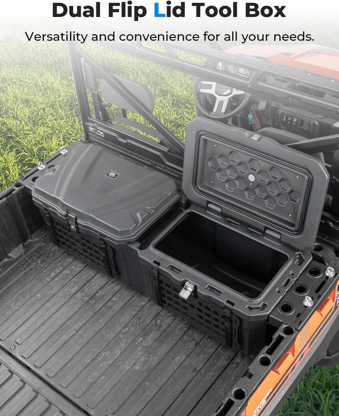 UTV Bed Box 29GAL for Polaris Ranger 1000 / XP 1000 / CREW 2018-2024 - view 4