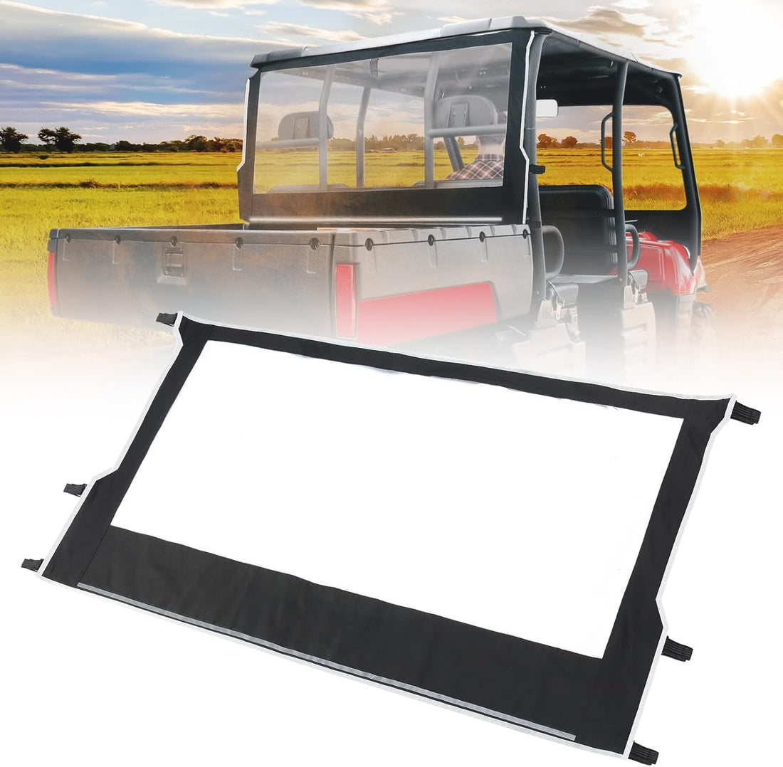 UTV Soft Rear Window Shield Windshield for Polaris Ranger 500 / 650 / 700 - view 8
