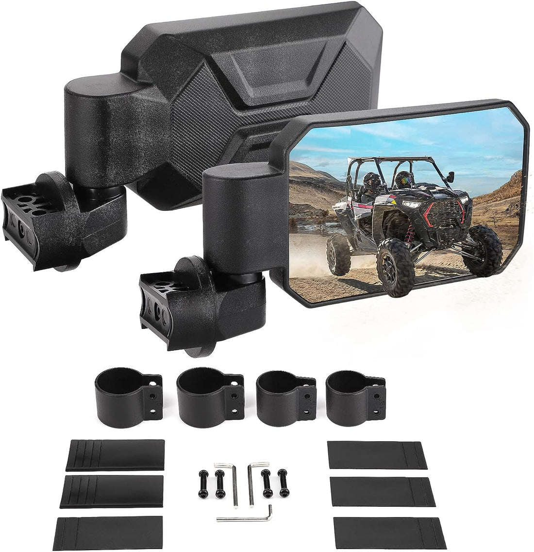 UTV Rear View Side Mirrors for 1.6" -2" for Can-Am Commander (1 pair) - view 1