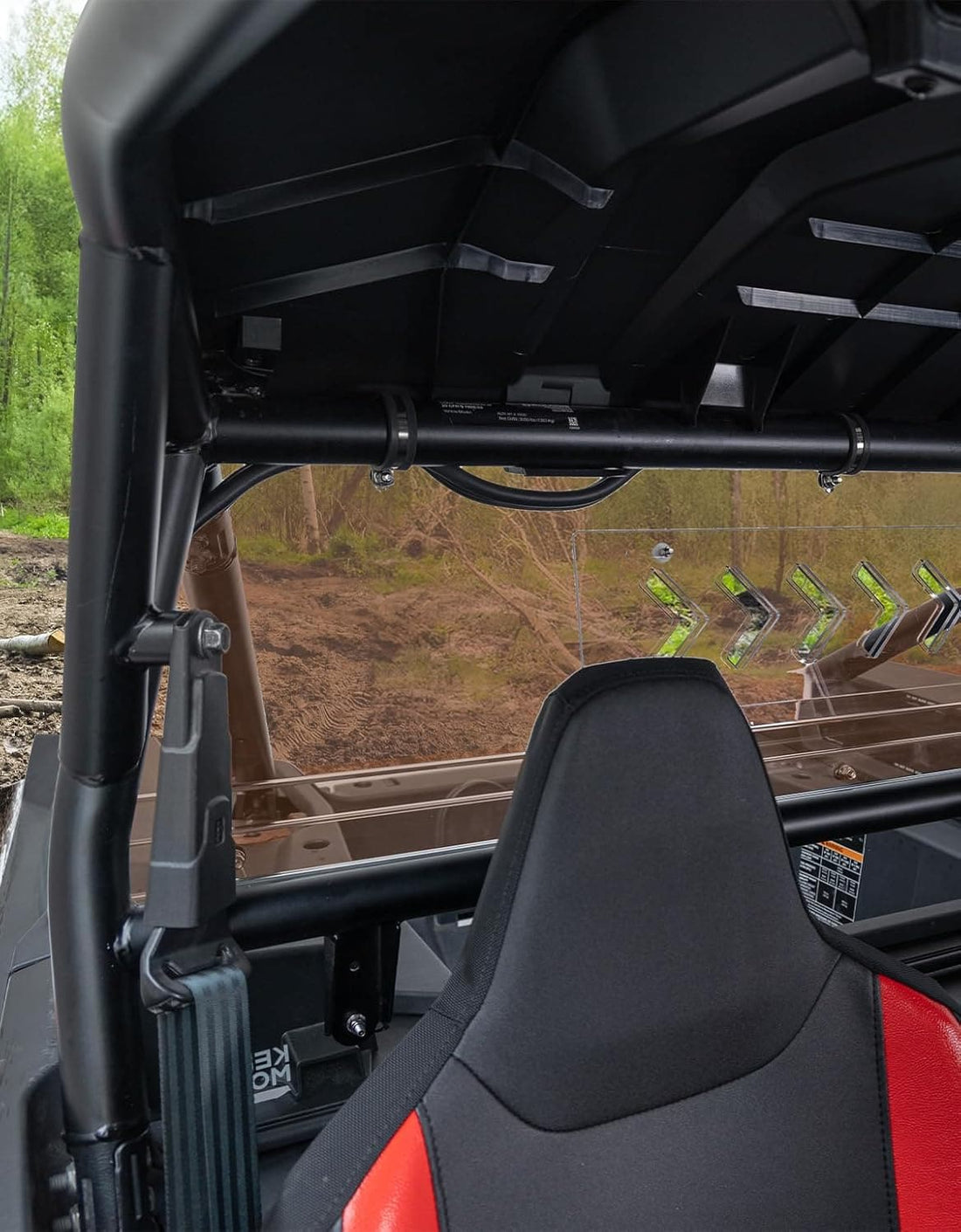 Tinted Rear Windshield for Polaris RZR XP 1000 2024-2025 - view 8