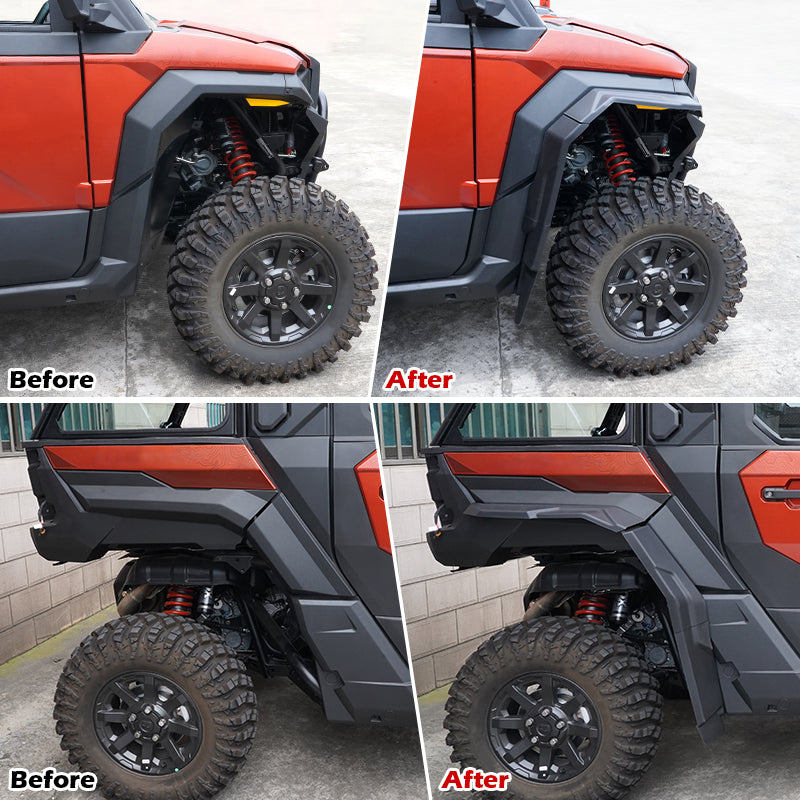 Front and Rear Fender Flares for Polaris Xpedition XP XP5 / ADV ADV5 2024+ - view 3