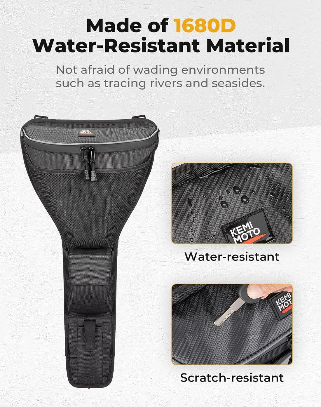 Center Storage Bag with Cup holder for 2024-2025 Polaris RZR XP 1000 /4 - view 6