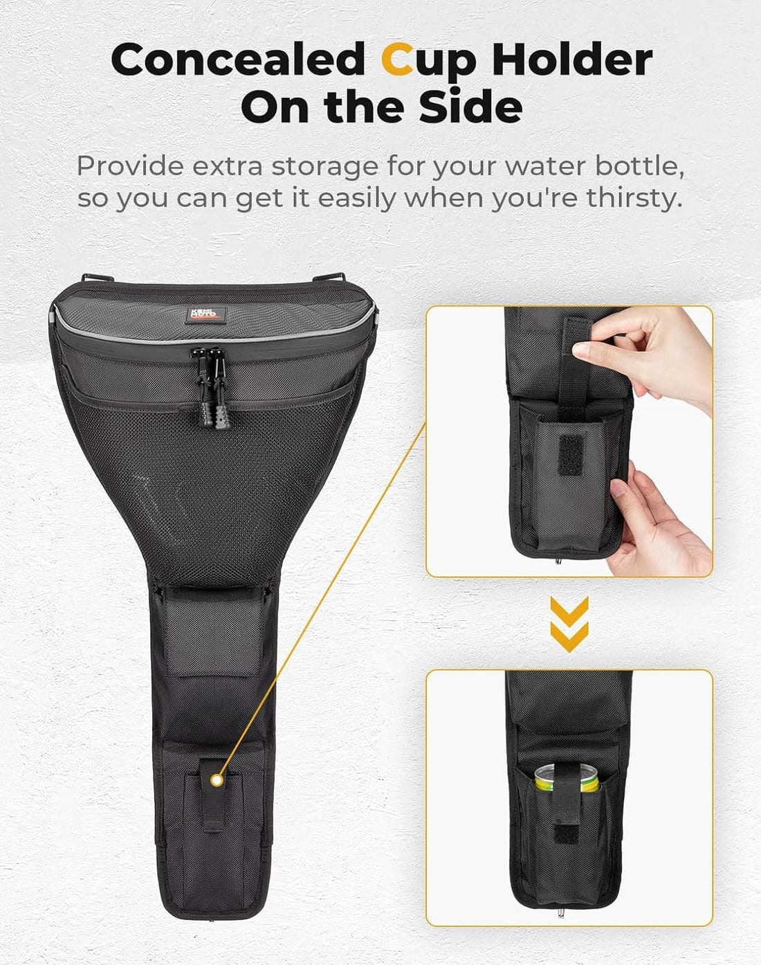 Center Storage Bag with Cup holder for 2024-2025 Polaris RZR XP 1000 /4 - view 7