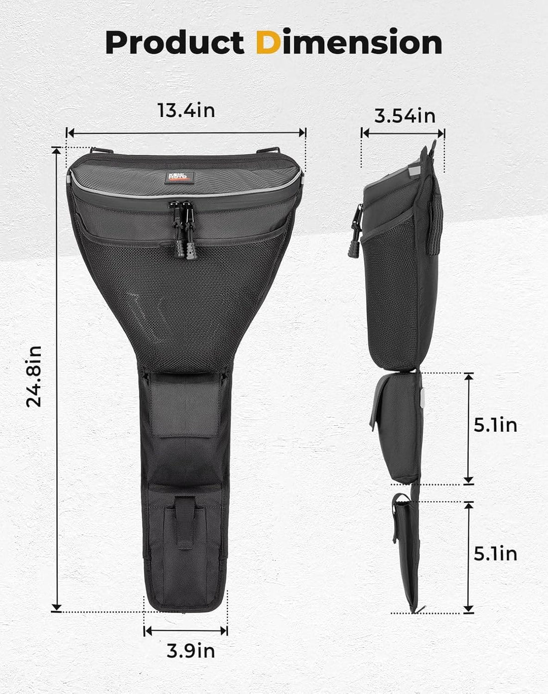 Center Storage Bag with Cup holder for 2024-2025 Polaris RZR XP 1000 /4 - view 8