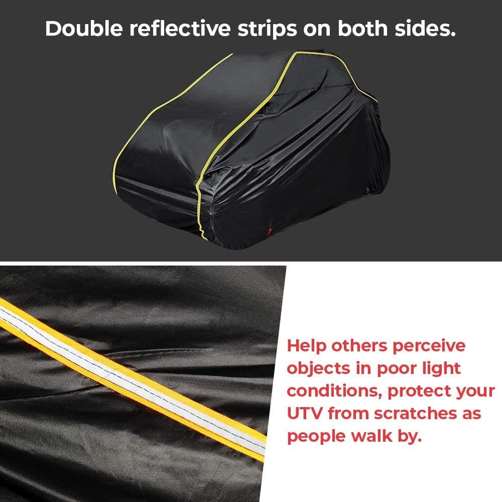UTV Cover with Reflective Strip for Polaris RZR - view 8
