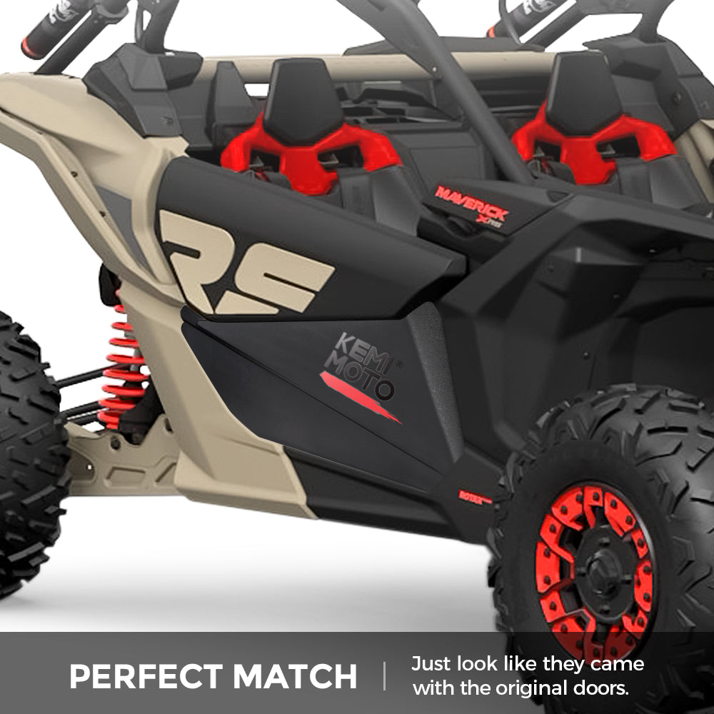 Front Lower Door Inserts & Plastic Roof for Can-Am Maverick X3 - view 7