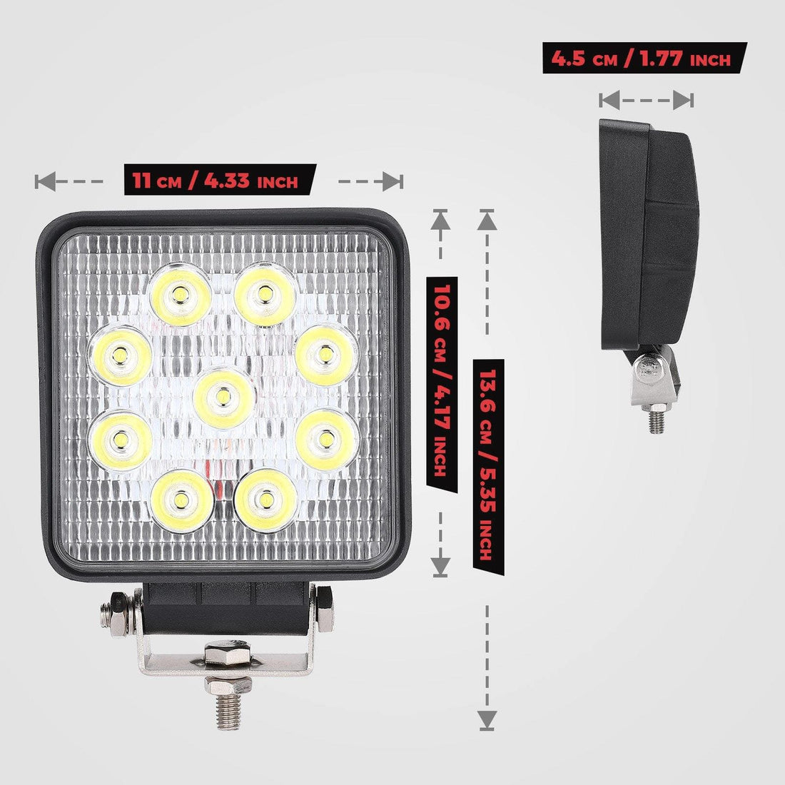 Backup Light for Polaris Ranger 1000 XP / Crew 2018-2024 - view 2