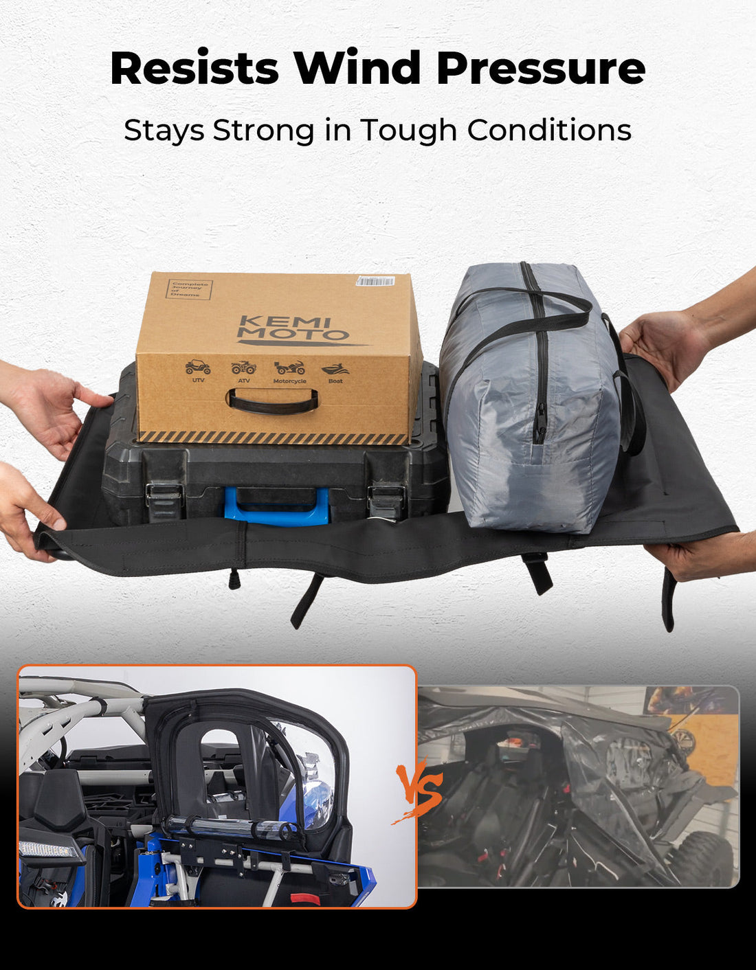 Soft Cab Enclosures with Metal Frame for Can-Am Maverick X3 MAX - view 2