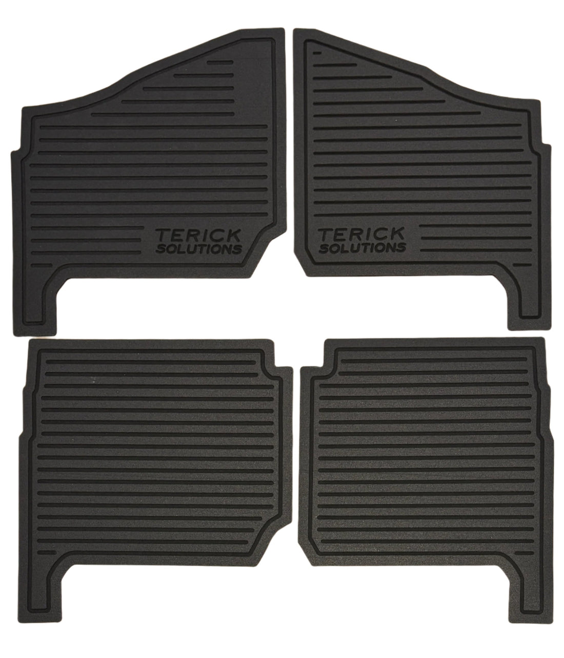 Terick Rubber Floor Mats for Polaris Ranger Base/EPS/Premium 1000, non-XP models