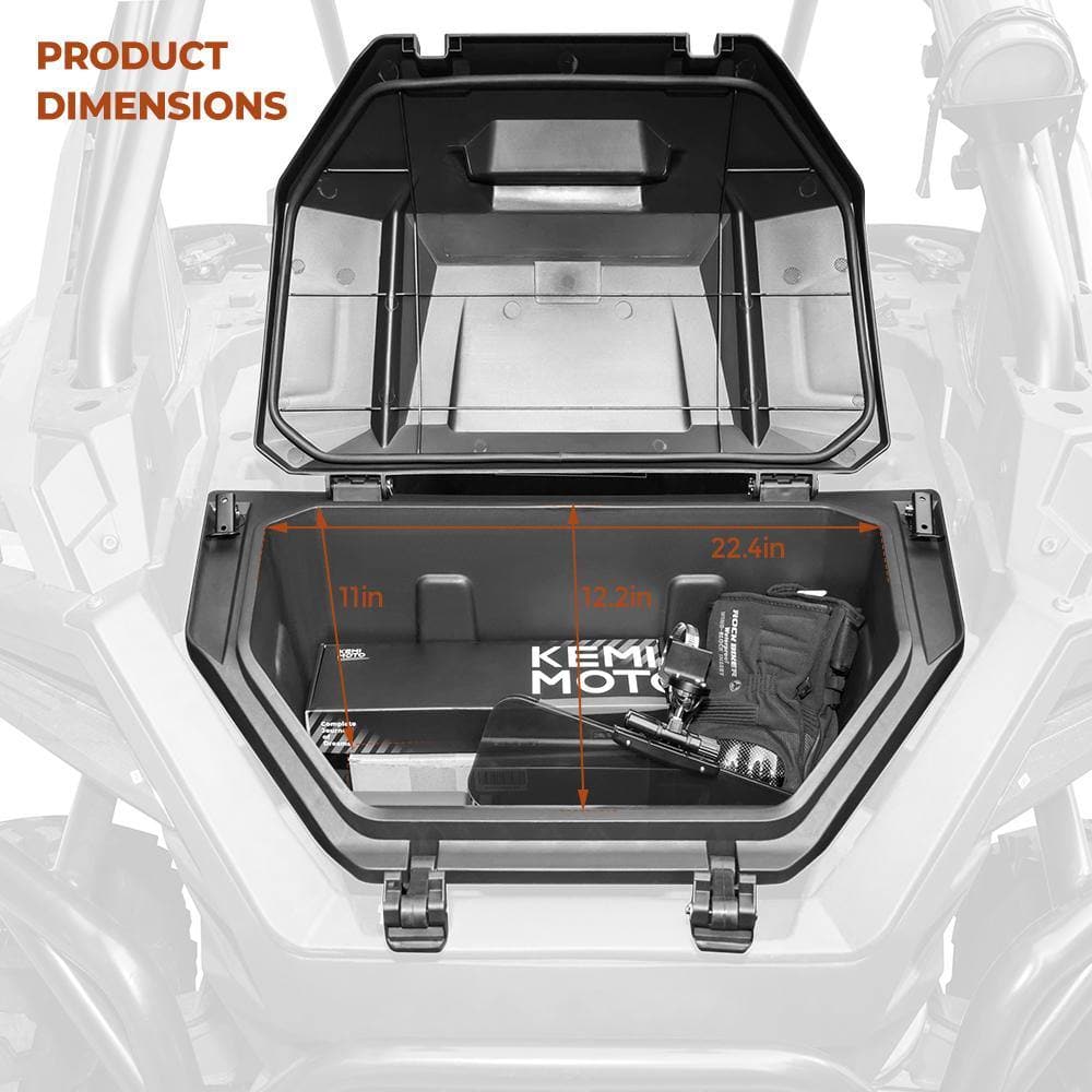 UTV 42QT Rear Cargo Storage Box for Polaris RZR PRO XP / XP 4 - view 6