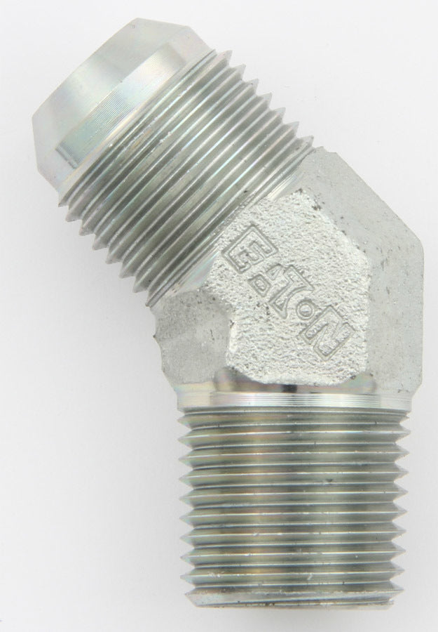 45 Male Elbow #12 To 1/2 Npt Steel Fitting - FCM2595