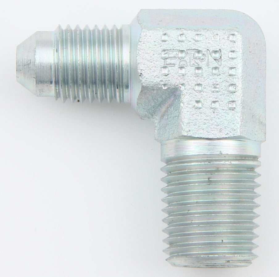 90 Male Elbow #4 To 1/4 Npt Steel Fitting - FCM2614