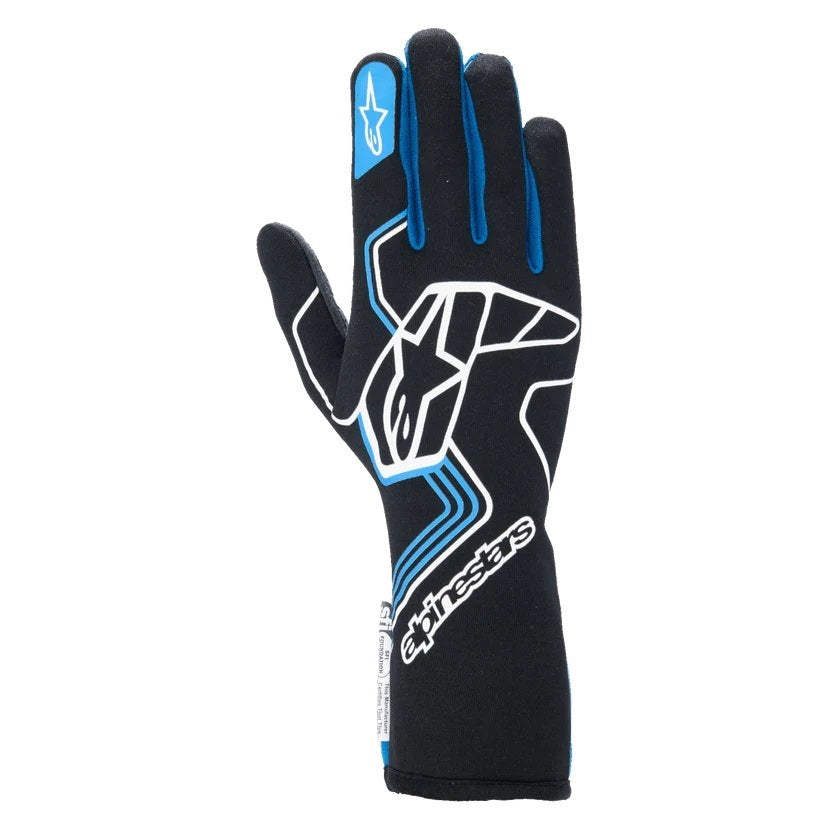 Glove Tech-1 Race V4 Black / Blue Large - 355202417L