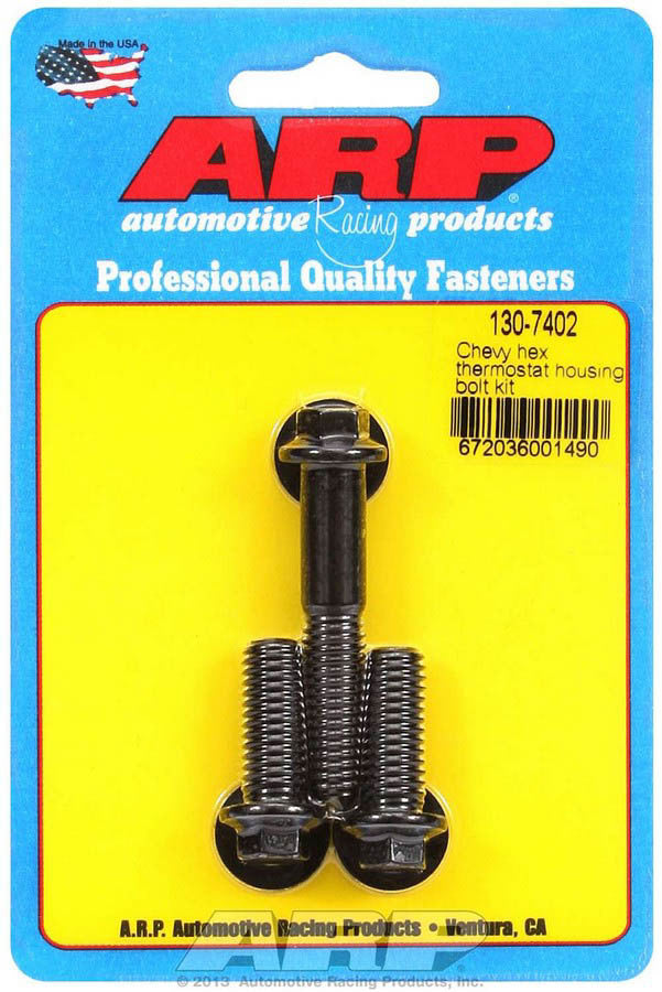 Chevy Thermostat Housing Bolt Kit - 6pt. - 1307402