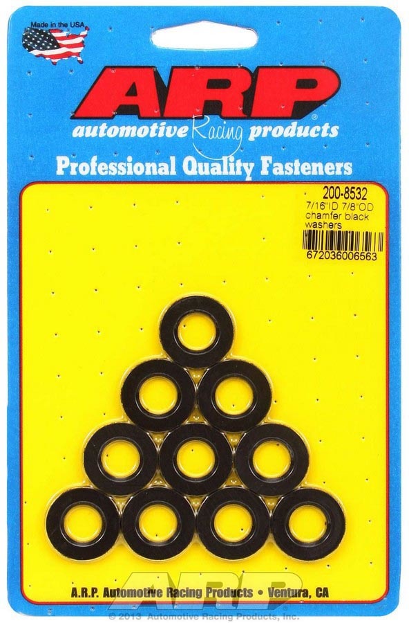 Black Washers - 7/16 ID x 7/8 OD (10) - 2008532
