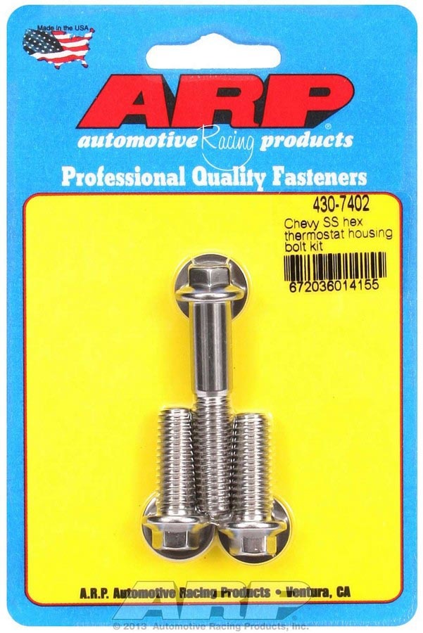 Chevy S/S Thermostat Housing Bolt Kit 6pt. - 4307402