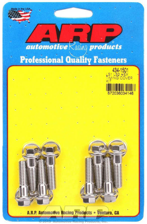 S/S Timing Cover Bolt Kit - 6pt. LS1/LS2 - 4341501